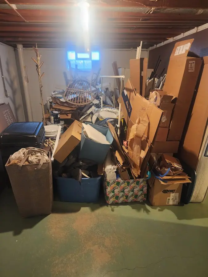 Roll-off dumpster container at job site for Concrete Dumpster Rental in Sweetwater